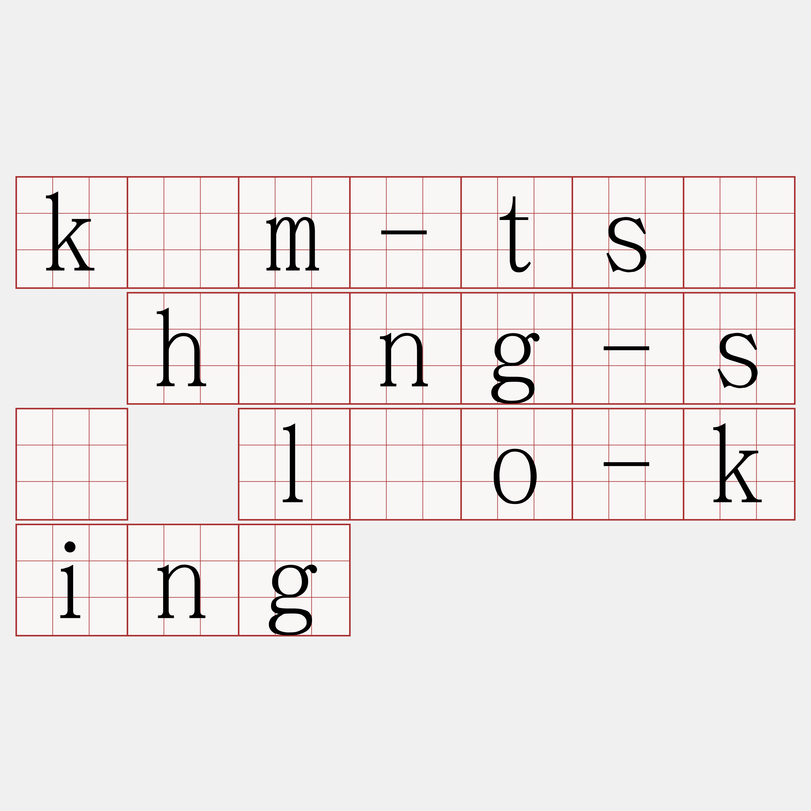 kìm-tsí hîng-sú lōo-king